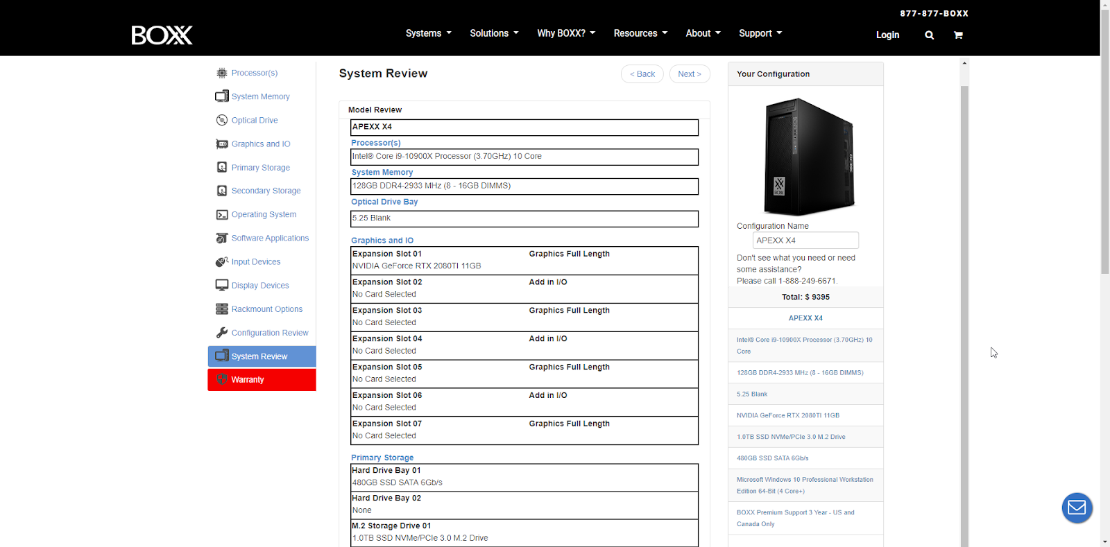 APEXX x4 workstation