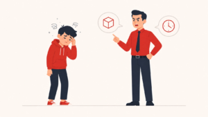A man getting stressed out by client deadlines and demands