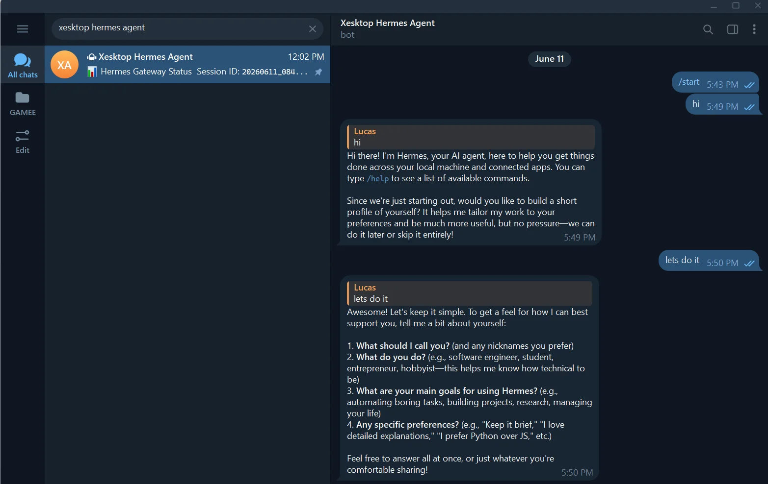 Telegram bot